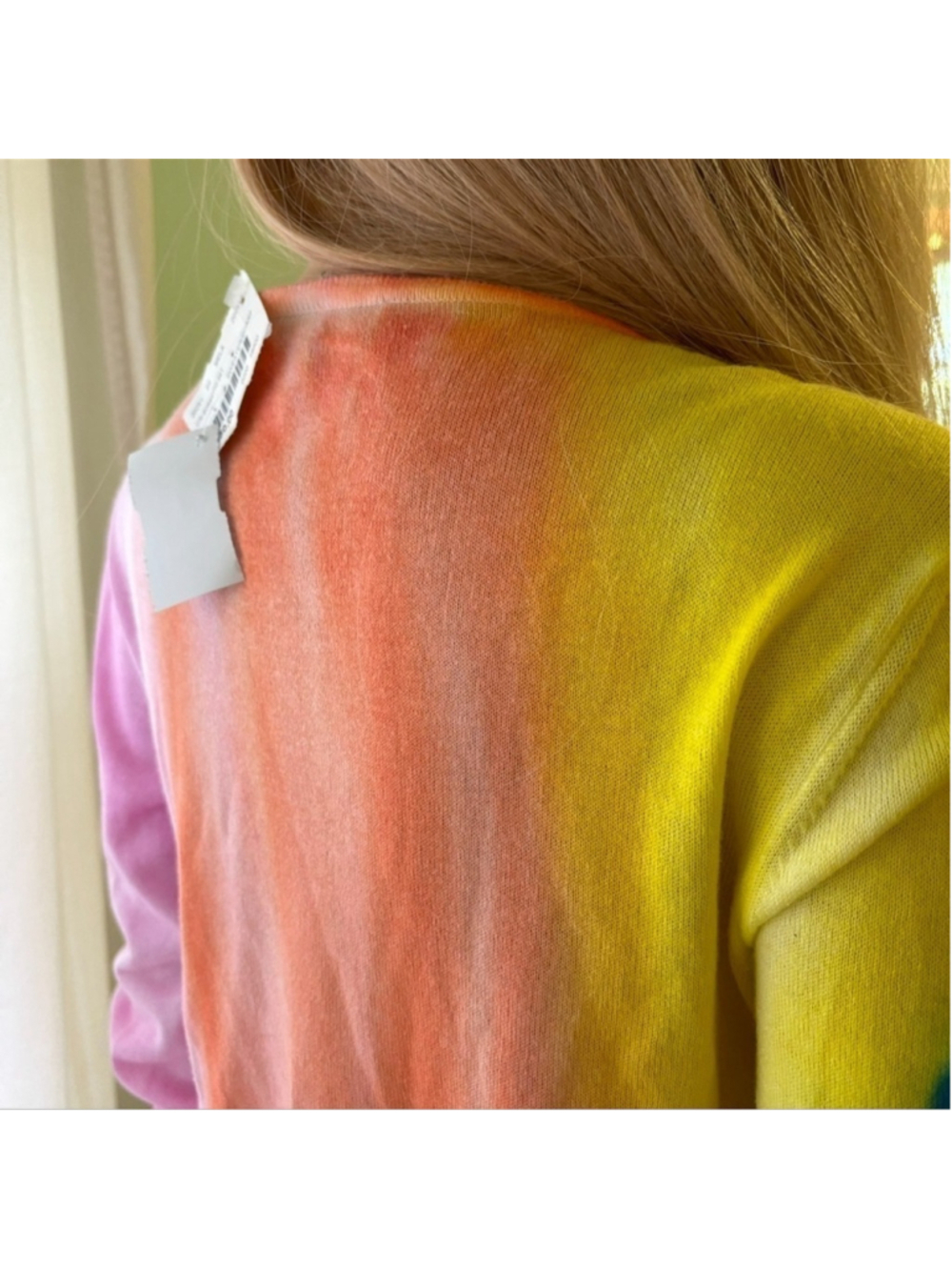 MELAROSA ITALY NWT ARTIST NUMBERED HAND PAINTED RAINBOW SORBETTO TUNIC W/ SCARF - Picture 13 of 14